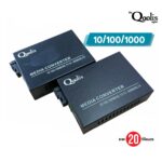 Qoolis Media Converter SC 10/100/1000 20Km
