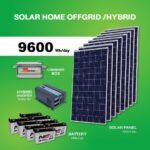 Solar Home Offgrid/Hybrid 9600W/Day