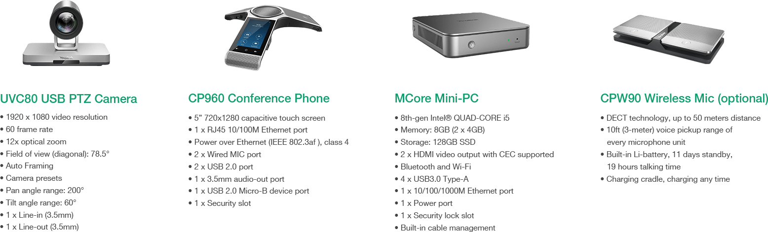 Yealink_ZVC800_Package_Specifications