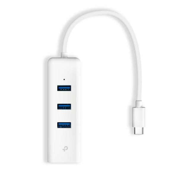 UE330C | USB Type-C 3-Port Hub & Gigabit Ethernet Adapter