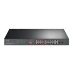TL-SL1218MP | 16-Port 10/100 Mbps + 2-Port Gigabit Rackmount Switch with 16-Port PoE+
