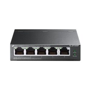 TL-SF1005P | 5-Port 10/100Mbps Desktop Switch with 4-Port PoE+