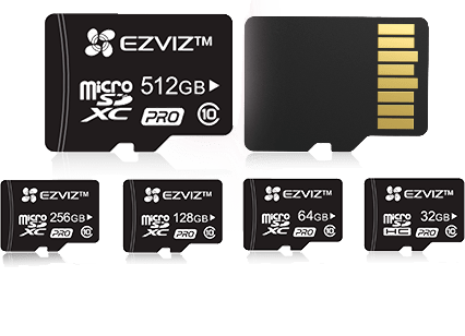 68cb47410e04089dae69e69afa5ee3c7.png EZVIZ Smart MicroSD 64GB / 128GB / 256GB Card | Pro Series