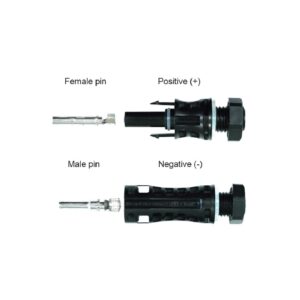LINK CB-1006A | MC4 PANEL Connector (Pair) 1500V, TUV Standard