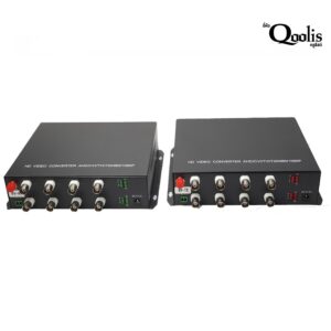 Qoolis Fiber Optic Video Converter 8CH