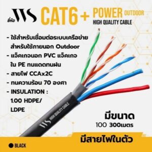 WS-Lan-Cat6-OutdoorPower.jpg WS Cat6 Outdoor + Power 100M